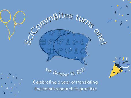 SciCommBites Turns One!